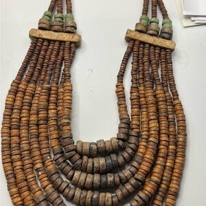 Bohemian Multi-Strand Beaded Necklace